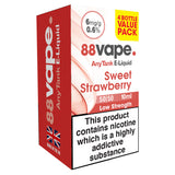 88Vape Any Tank E-Liquid Sweet Strawberry 50/50 10ml GOODS ASDA   