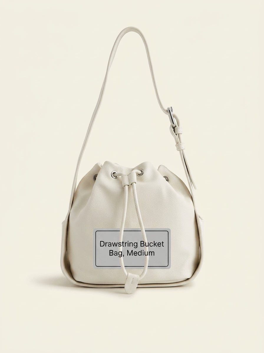 Vivienne Westwood Stacey leather bucket bag with logo hardware - British product