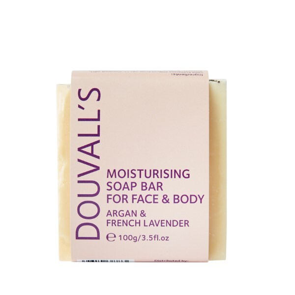 Douvall's Organic Argan & French Lavender Soap 100g