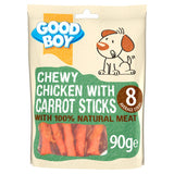 Good Boy Pawsley & Co Chewy Chicken with Carrot Sticks Dog Treats 90g Dog chews Sainsburys   