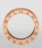 Bvlgari B.zero1 rose gold diamond ring, UK version
