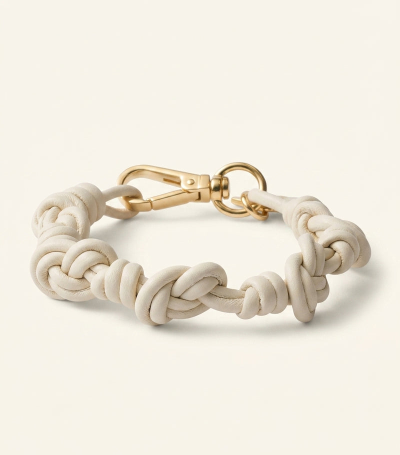 Prada nappa leather knotted bracelet minimalist design (British brand)