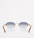 Miu Miu metal oval sunglasses - British product