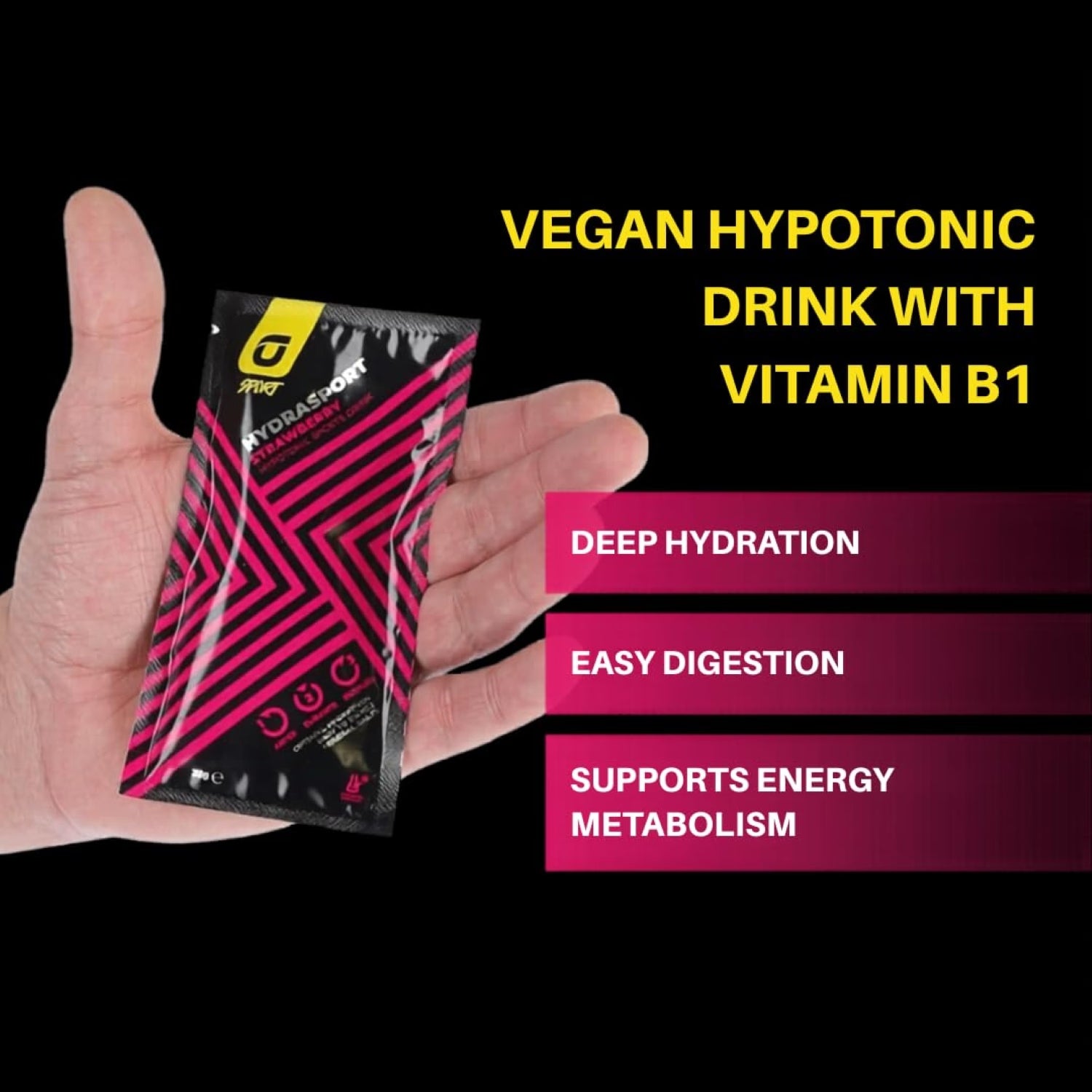Recuperation hypotonic drink powder strawberry 20 sachets (British brand)