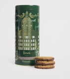 Harrods milk chocolate and cinnamon oat crunch biscuit tin 200g, UK version