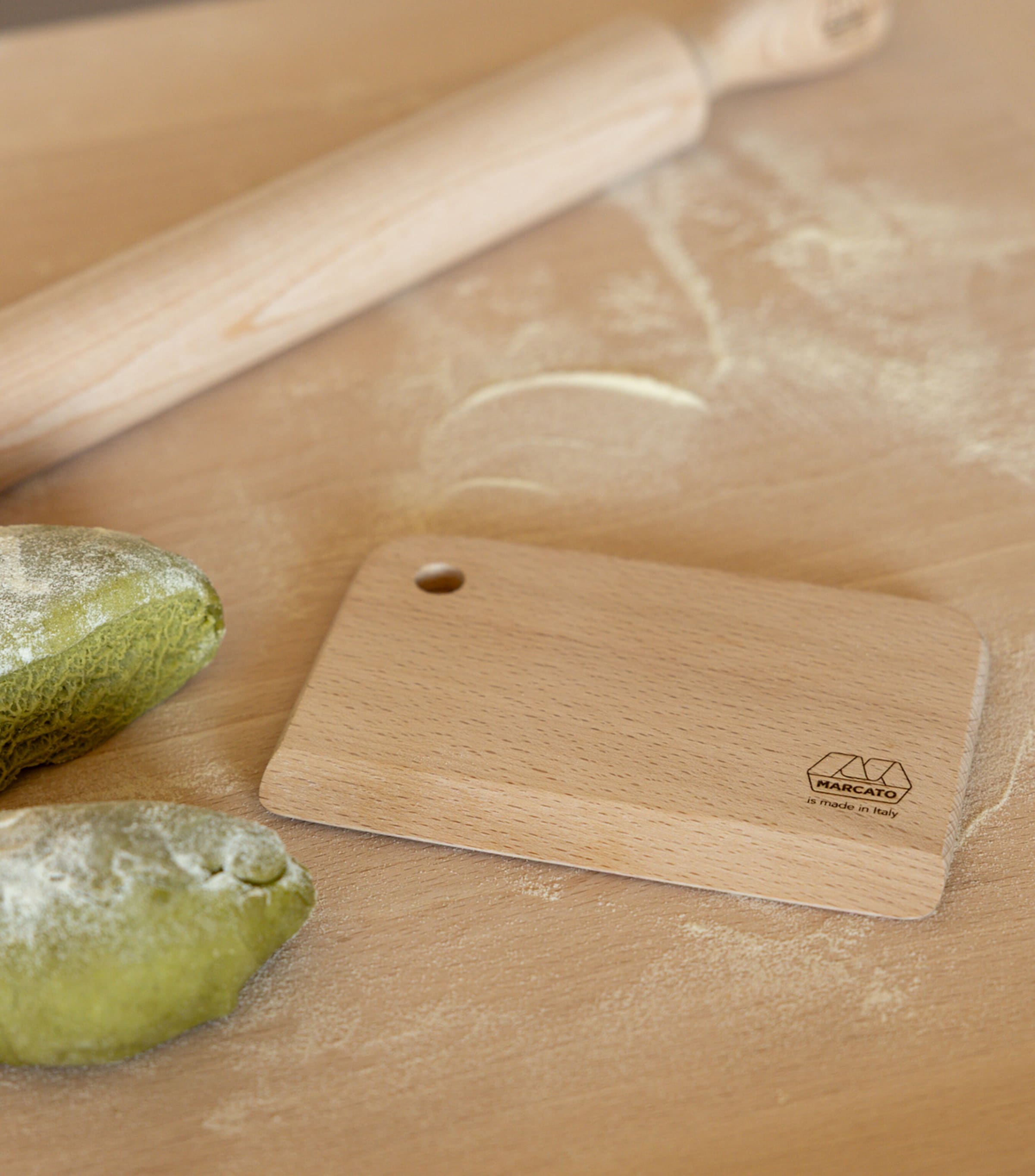 Marcato Classic dough scraper, imported from the UK