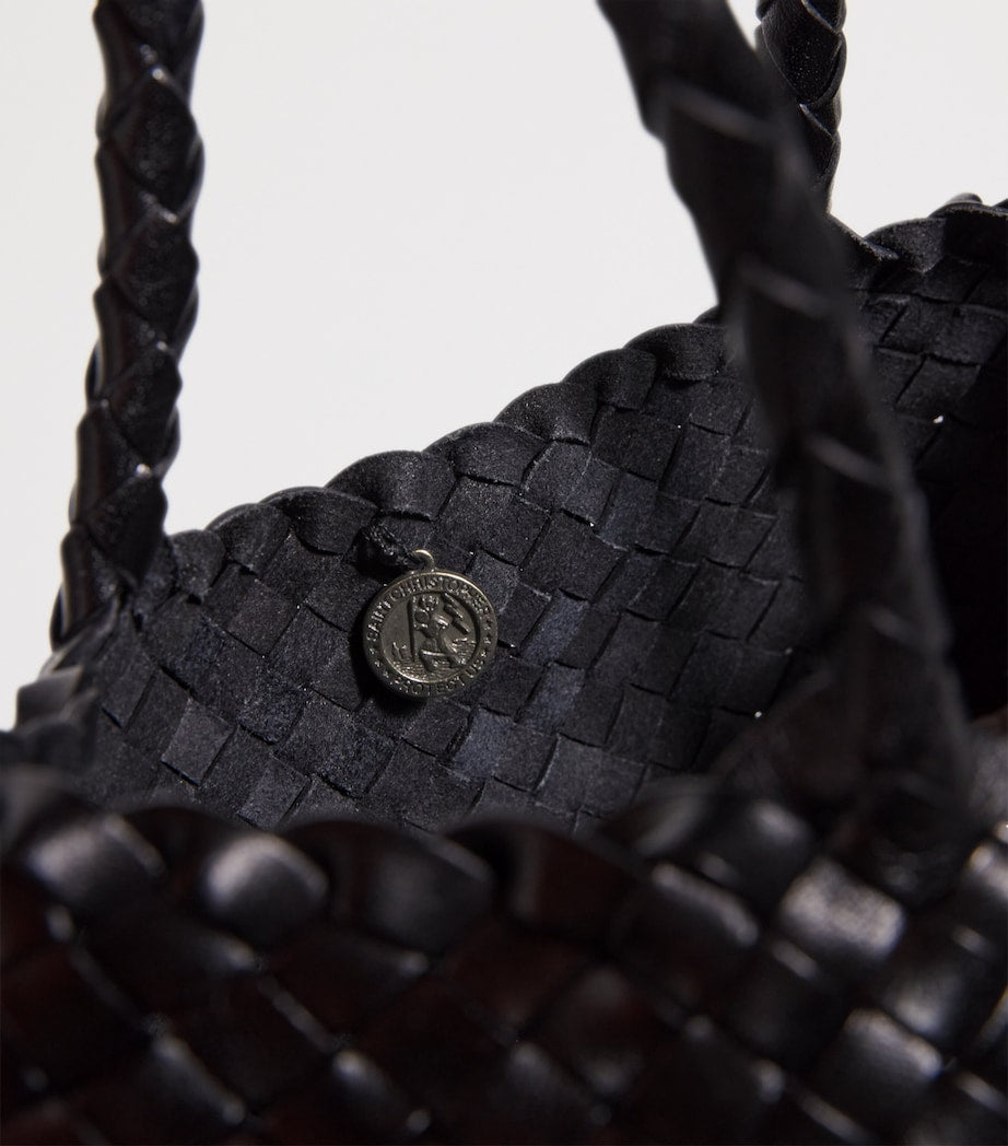 Dragon Diffusion large Santa Croce tote bag in leather, British brand