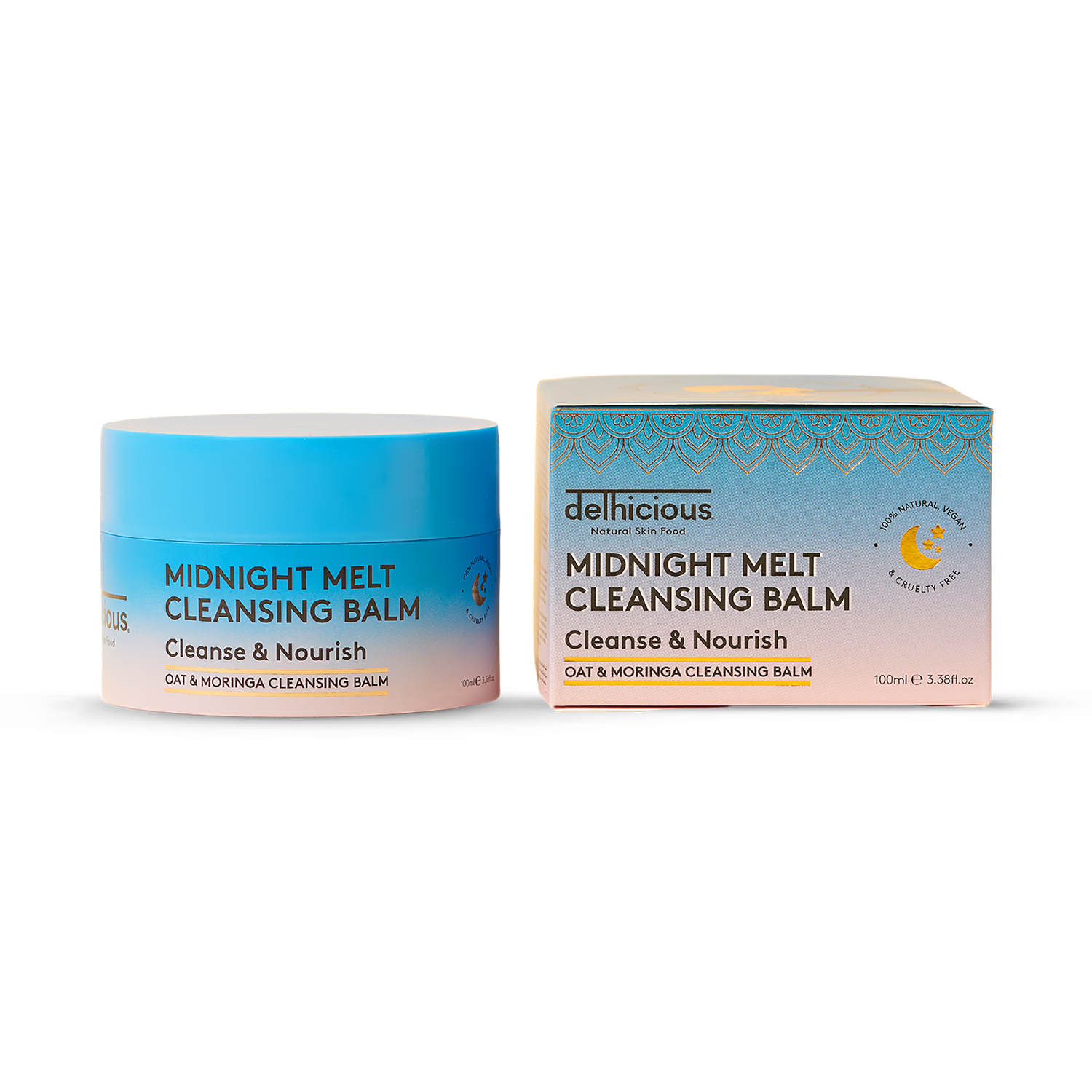 Delhicious Midnight Melt makeup removing cleansing balm, UK version
