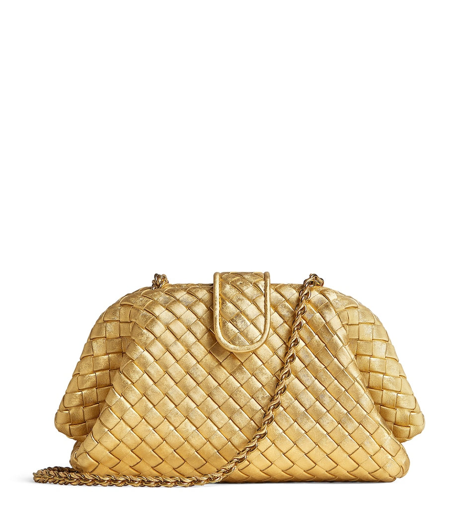 Bottega Veneta Small Leather Lauren 1980 clutch bag, imported from the UK