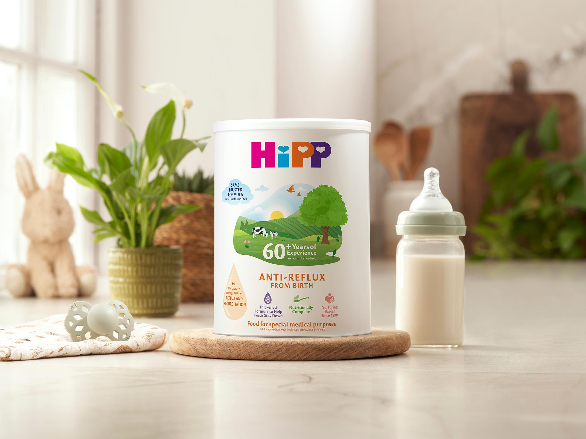 HiPP anti-reflux milk powder - British product