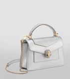 Bvlgari Serpenti Forever mini top-handle bag metallic, imported from the UK