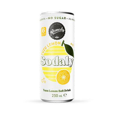 Holland & Barrett Remedy Sodaly Yuzu Lemon Sugar Free Soft Drink 250ml- Buy online at McGrocer
