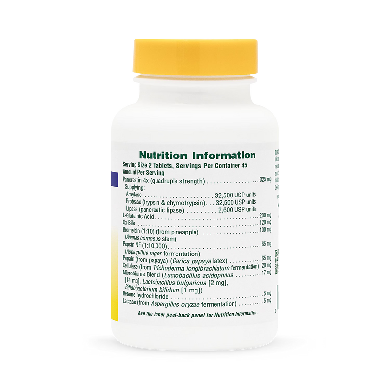 NaturesPlus Ultra-Zyme digestive enzyme tablets 90 tablets (British brand)