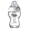 Tommee Tippee Closer to Nature Glass Baby Bottle, Slow Flow Breast-Like Teat with Anti-Colic Valve, 250ml, Pack of 1 GOODS Boots   