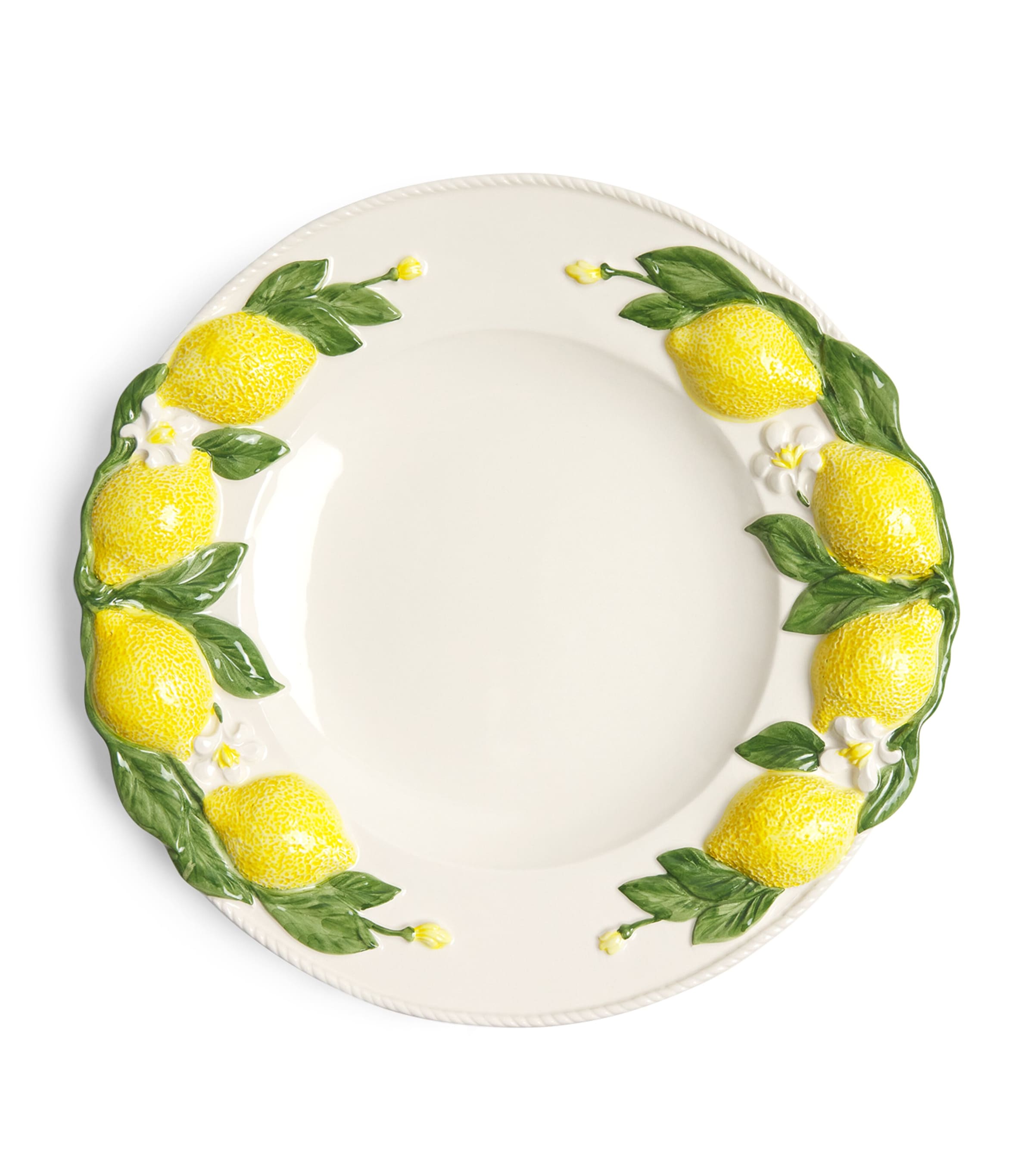 Les-Ottomans lemon ceramic plate 19cm - British product