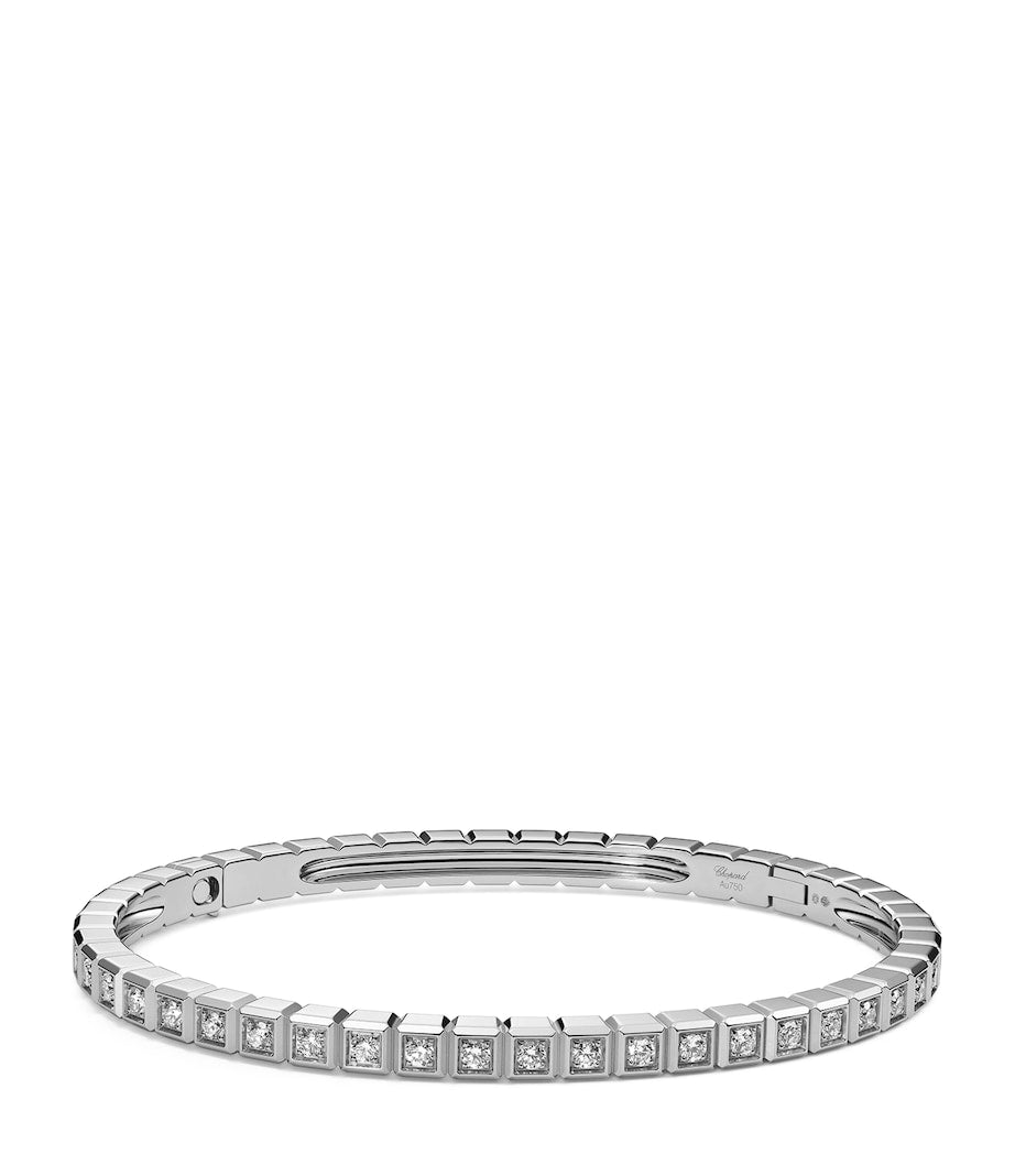 Chopard Ice Cube white gold diamond bracelet (British brand)