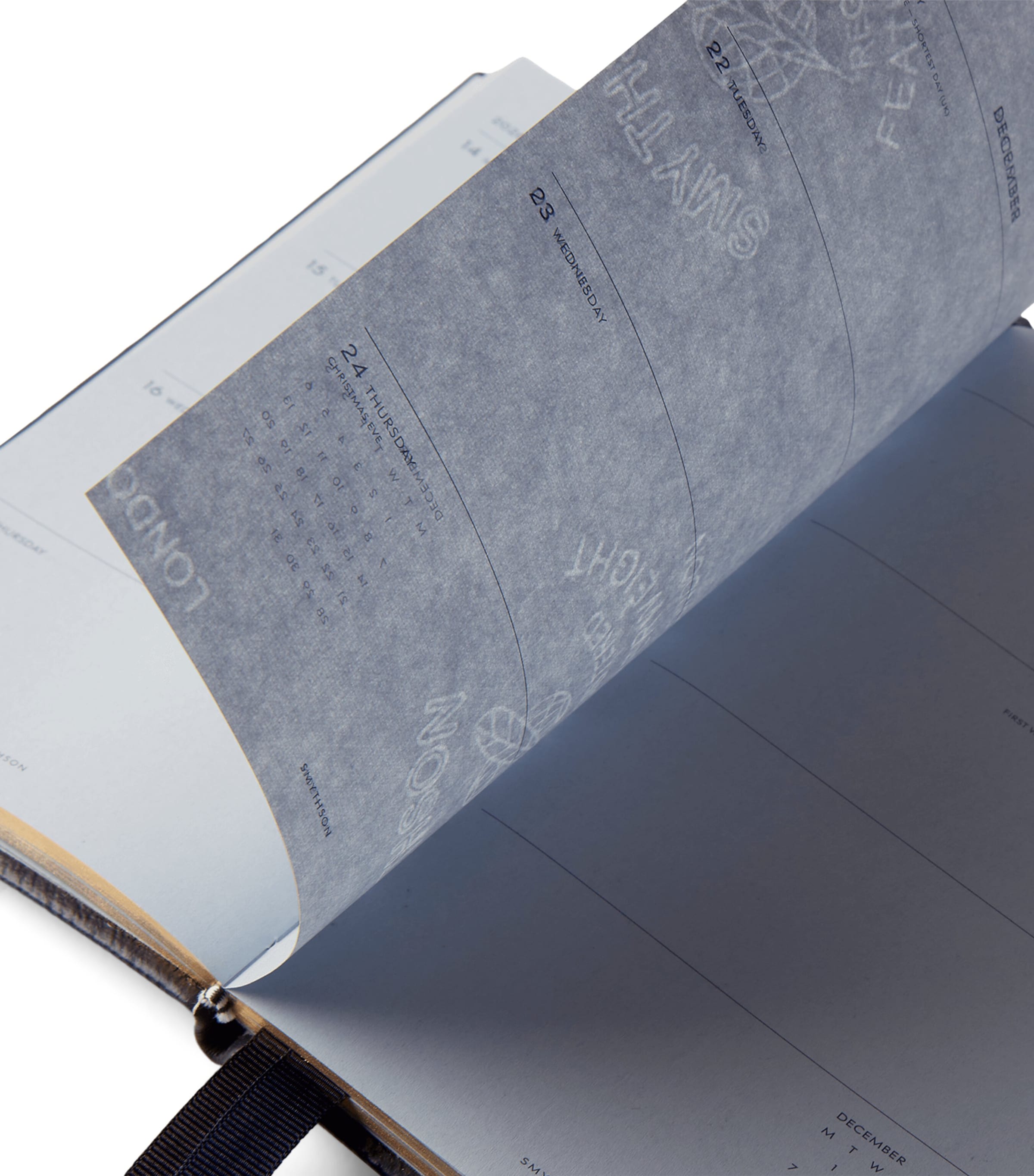 Smythson Grained Lambskin Chelsea Diary (British brand)