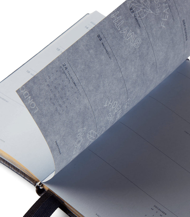 Smythson Grained Lambskin Chelsea Diary (British brand)