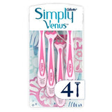 Gillette Simply Venus 3 Blade Disposable Razor x4 GOODS Superdrug   