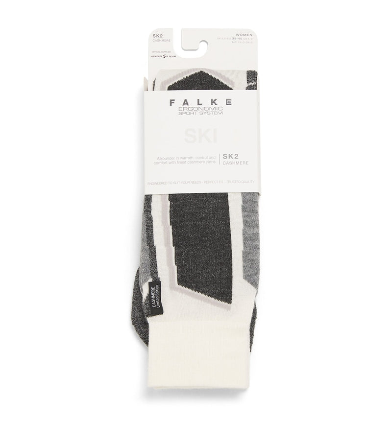 Falke Cashmere-Blend SK2 Skiing Socks (British brand)