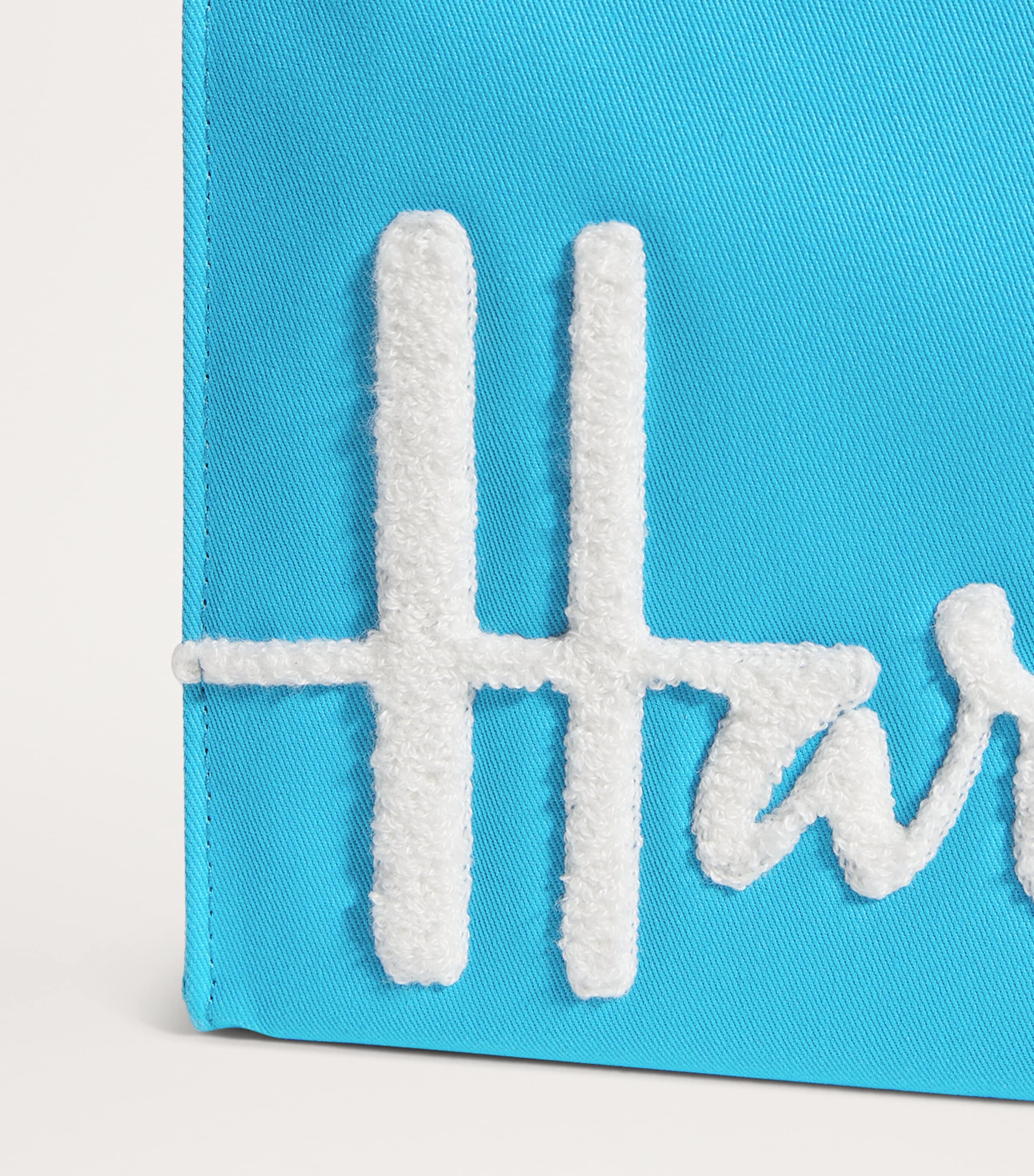 Harrods small cotton logo tote bag (British brand)