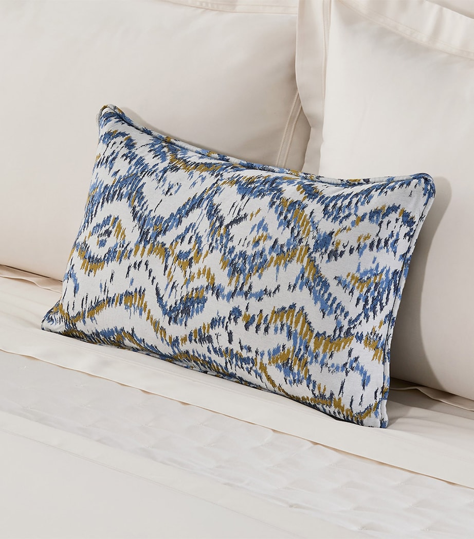 Yves Delorme Ecumes cushion cover cotton-linen 33x57cm, UK version