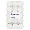 Superdrug un-fragranced tea light candles 30 pack (British brand)