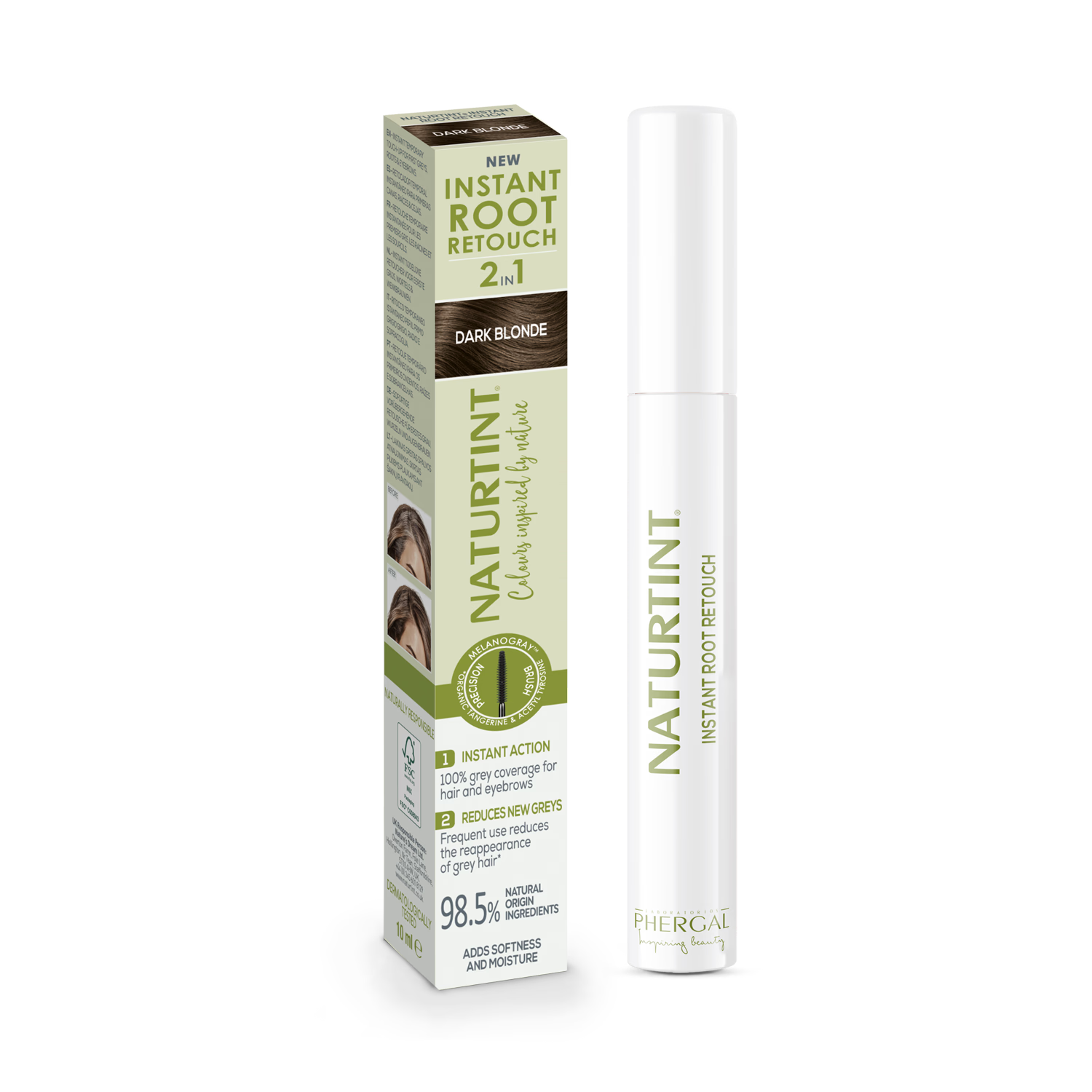 Naturtint root retouch Dark Blonde 10ml, imported from the UK