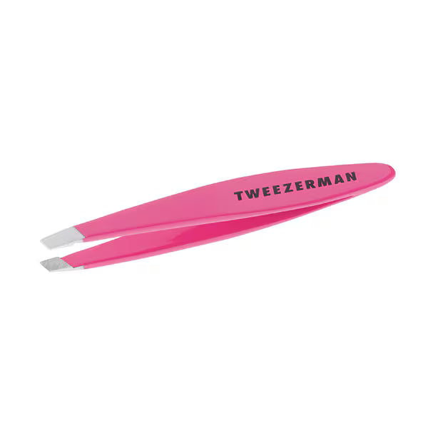 Tweezerman Pink Oval Mini Slant Tweezer (British brand)
