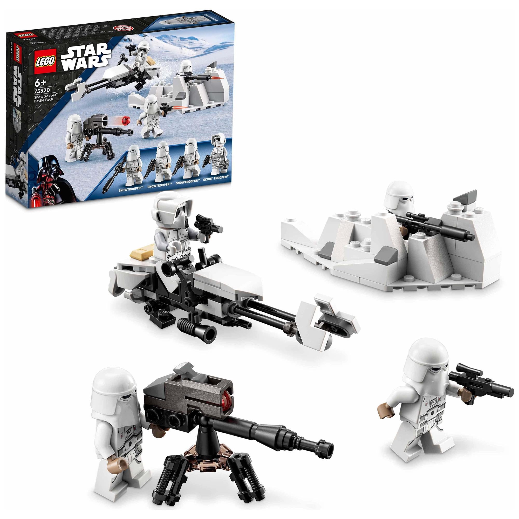 LEGO Star Wars Snowtrooper Battle Pack 4 Figures Set 75320 GOODS Sainsburys   