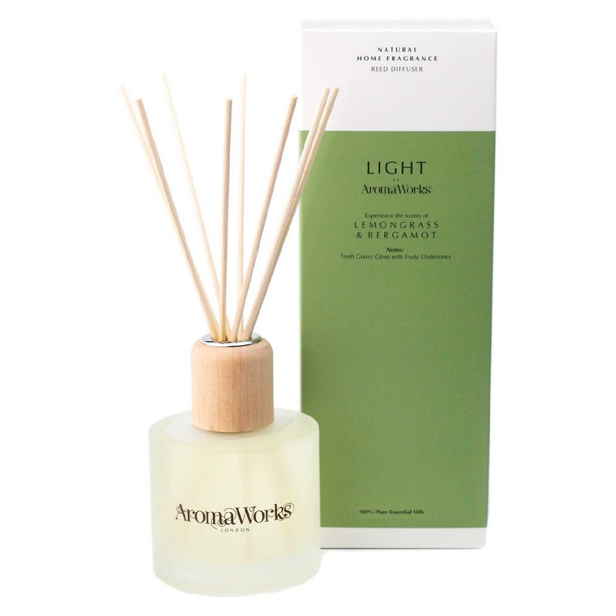 AromaWorks Lemongrass & Bergamot Reed Diffuser 200ml GOODS Boots   