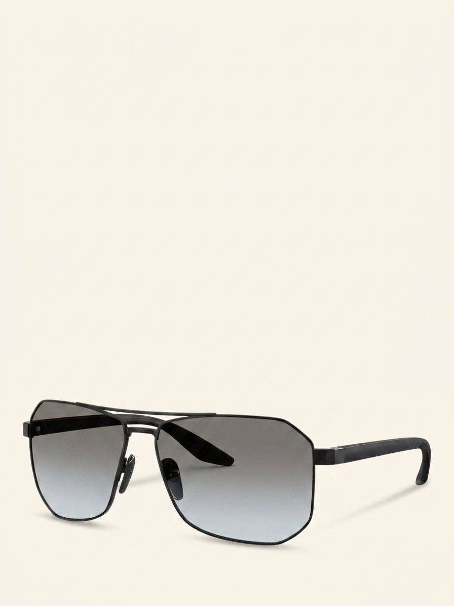 Prada Linea Rossa rectangular sunglasses black/grey gradient - British product