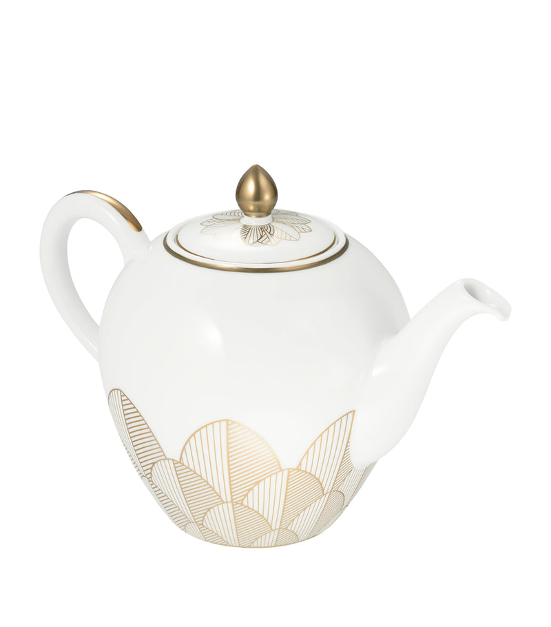 Christofle Porcelain Malmaison Teapot 1.5L - British product