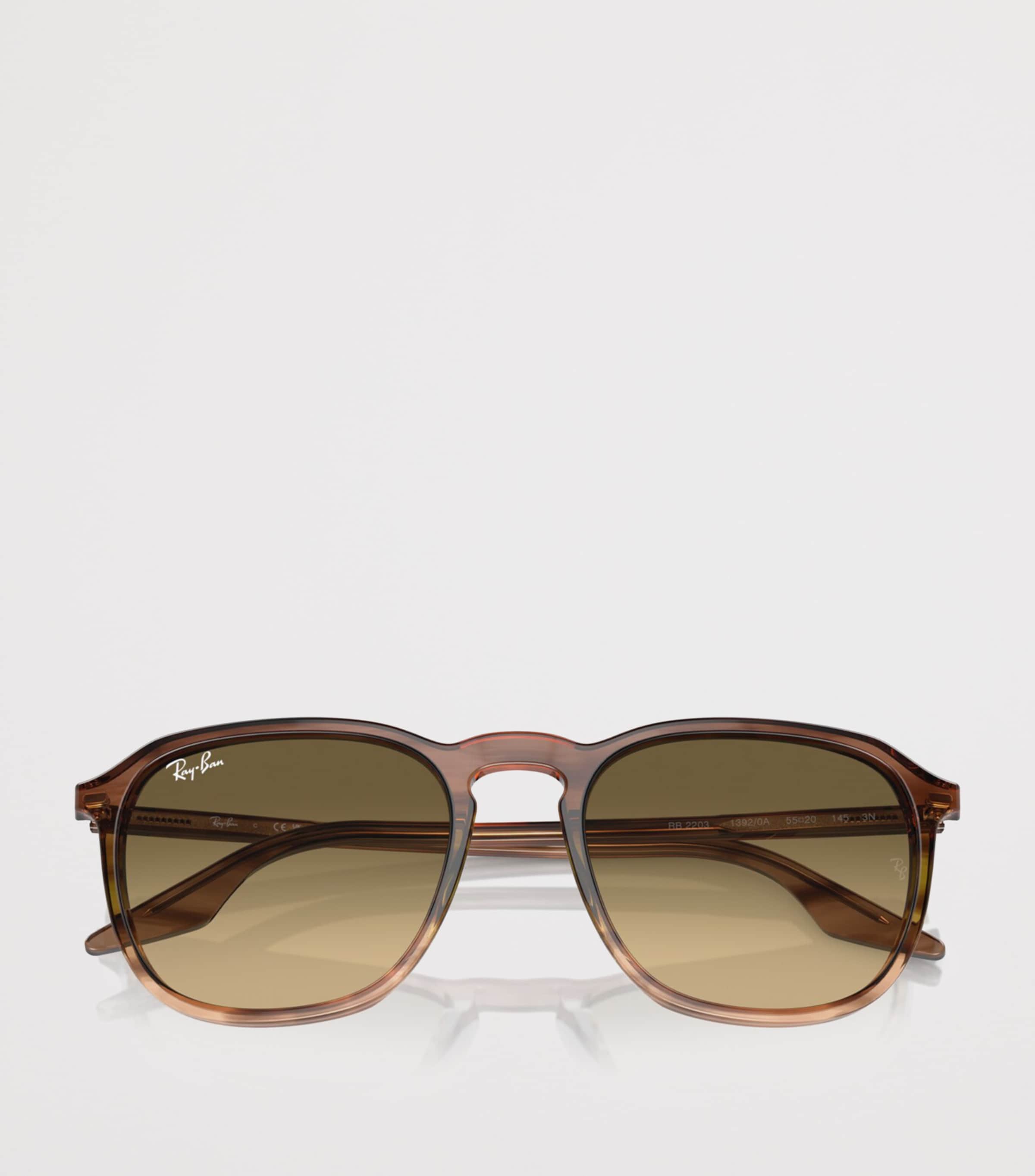 Ray-Ban 0RB2203 square acetate sunglasses - British product