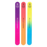 Brushworks Neon Nail Files 3 Pack - (British brand)