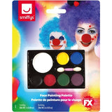 Smiffys face painting palette 7 colours, UK version