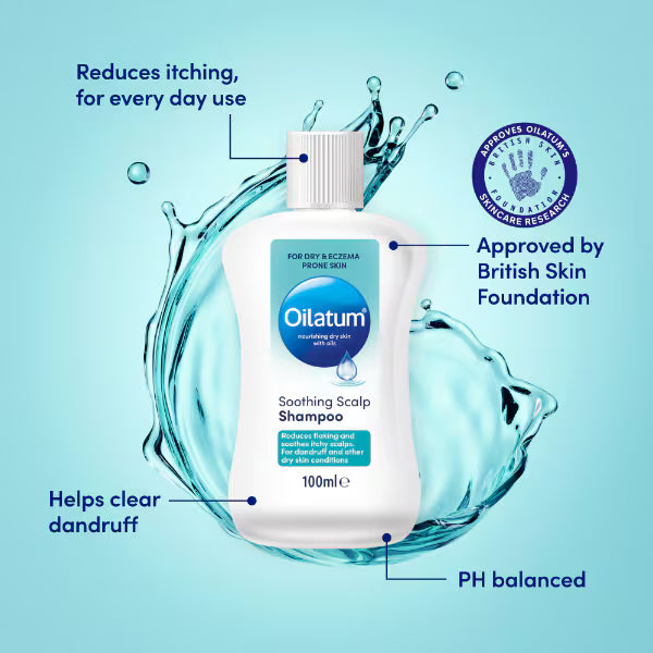 Oilatum scalp anti-dandruff shampoo, imported from the UK