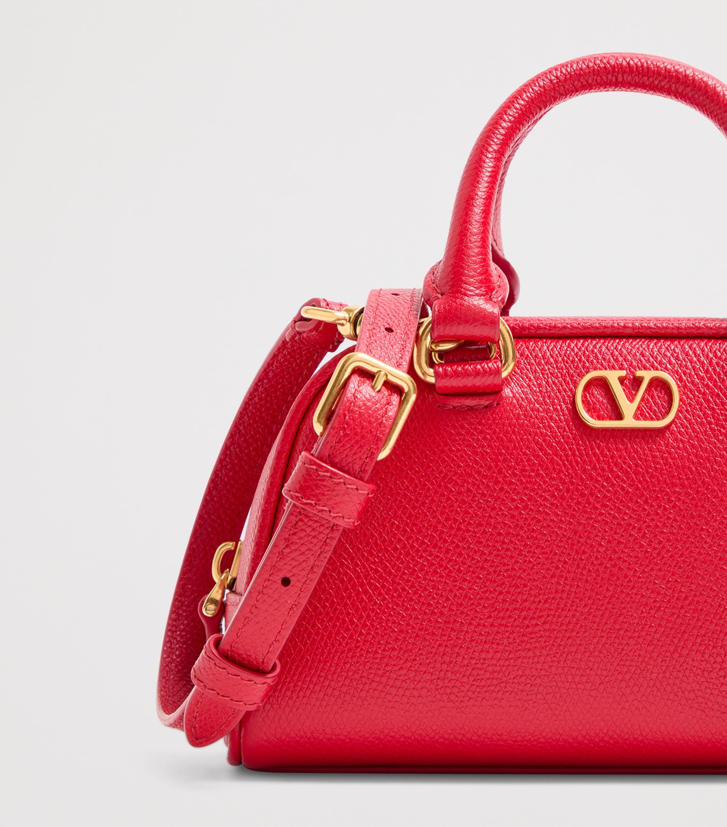 Valentino Garavani VLogo mini leather top-handle bag (British brand)