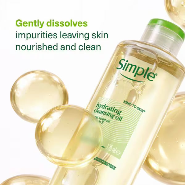 Simple Kind to Skin Hydrating Cleansing Oil 125 ml (British brand)