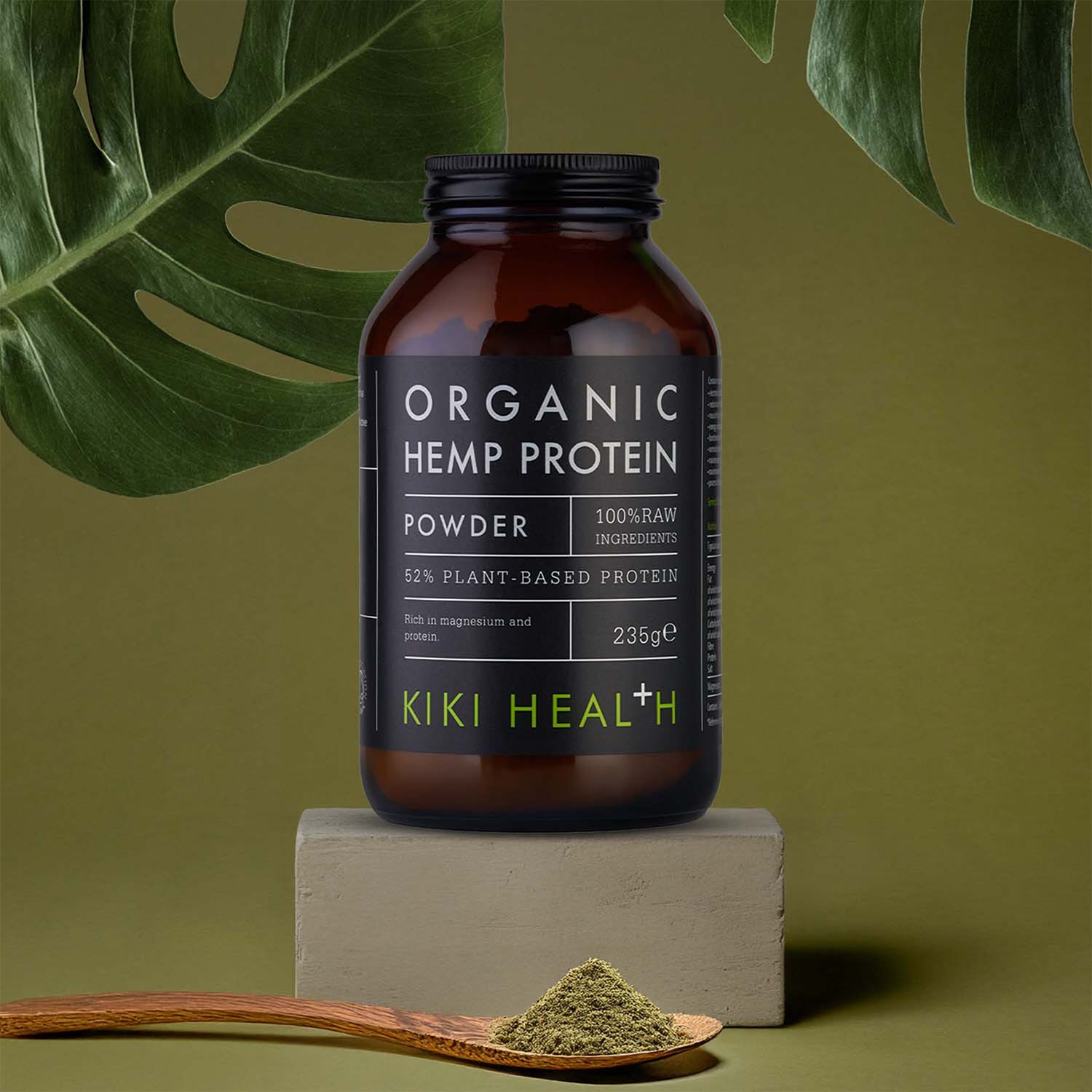KIKI Health organic hemp protein powder 235g (British brand)