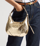 Jimmy Choo gold-tone metallic shoulder bag small bar, UK version