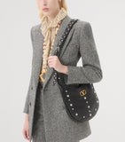 Valentino Garavani small leather Hoboho shoulder bag, imported from the UK