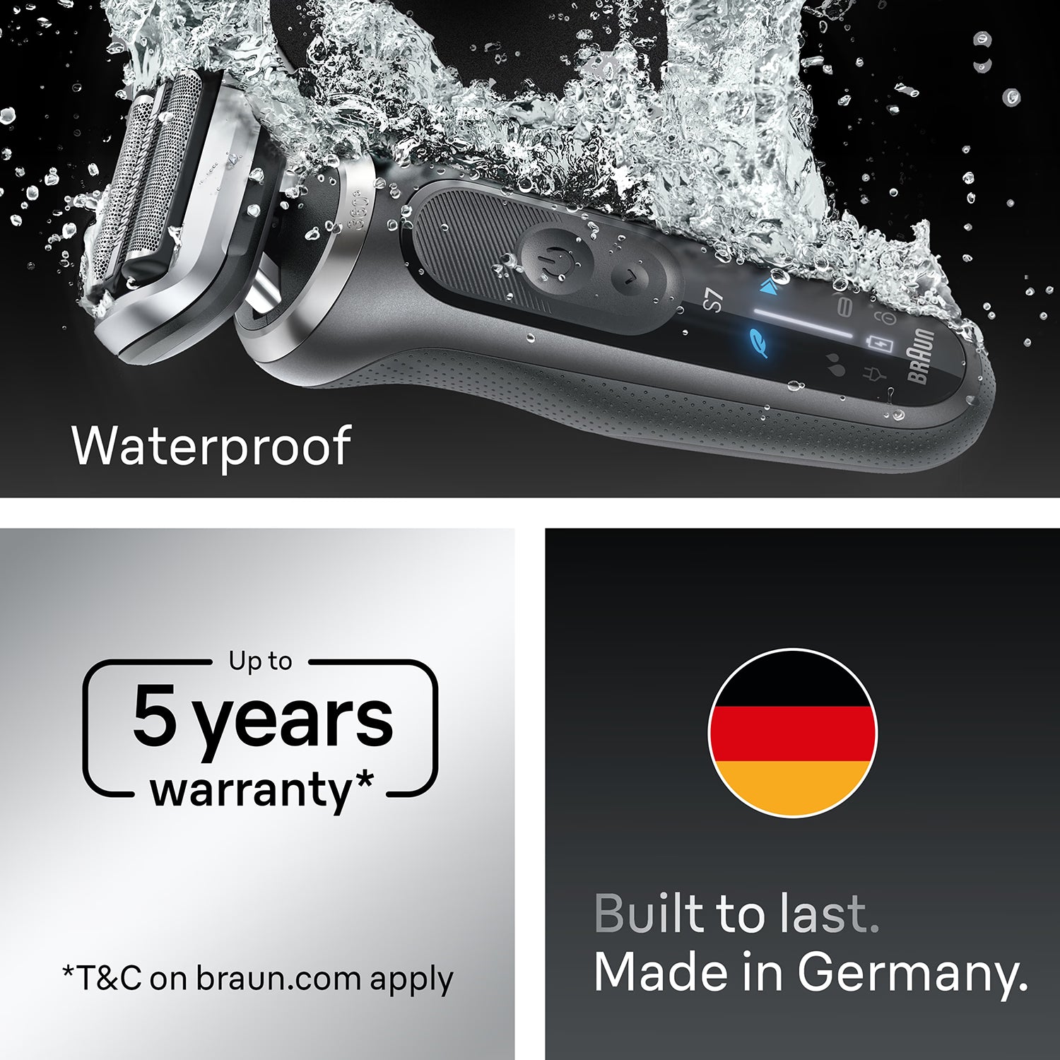 Braun Series 7 electric shaver (British brand)