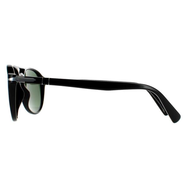 Persol PO3235S black unisex sunglasses pilot style (British brand)
