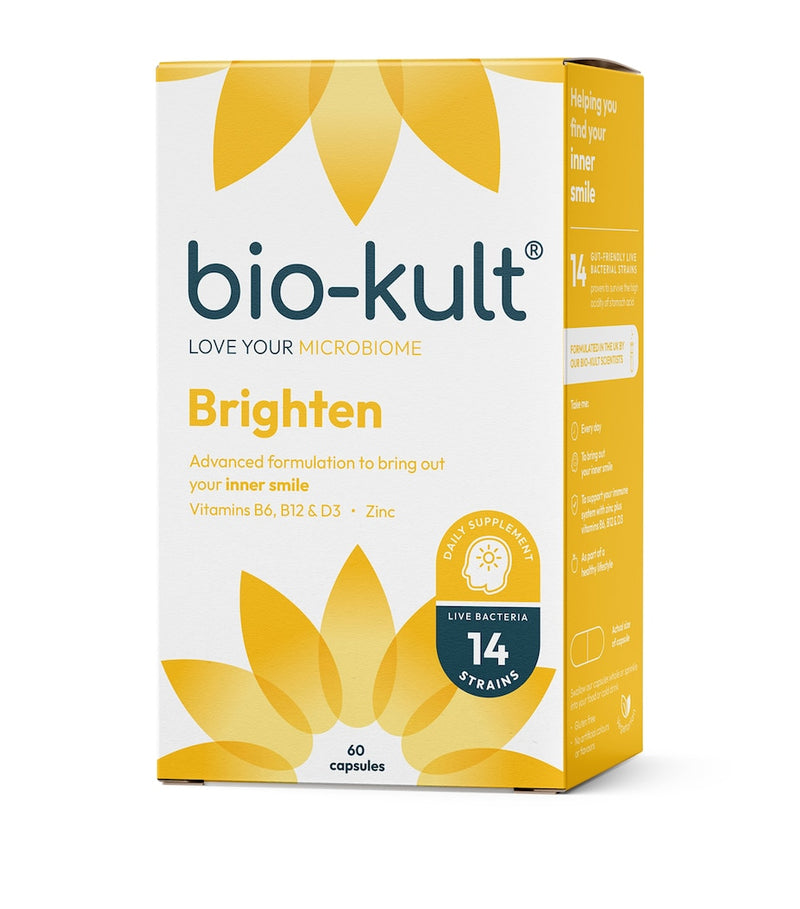 Bio-Kult Brighten probiotic supplement 60 capsules - British product