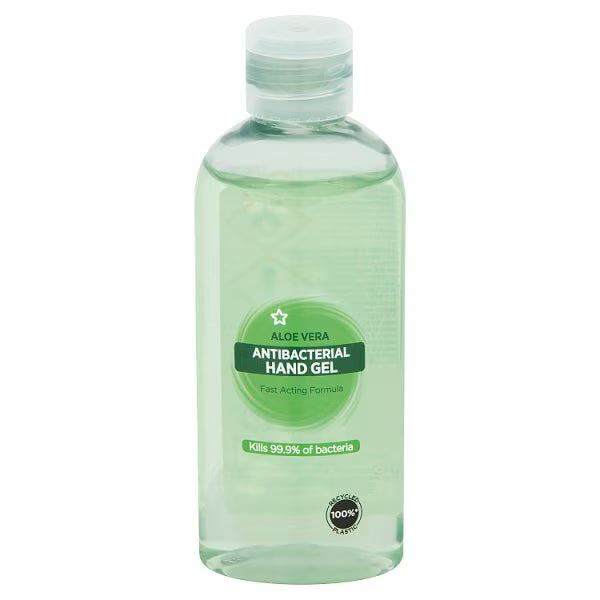 Superdrug Aloe Vera Antibacterial Hand Sanitizer Gel 100ml (British brand)