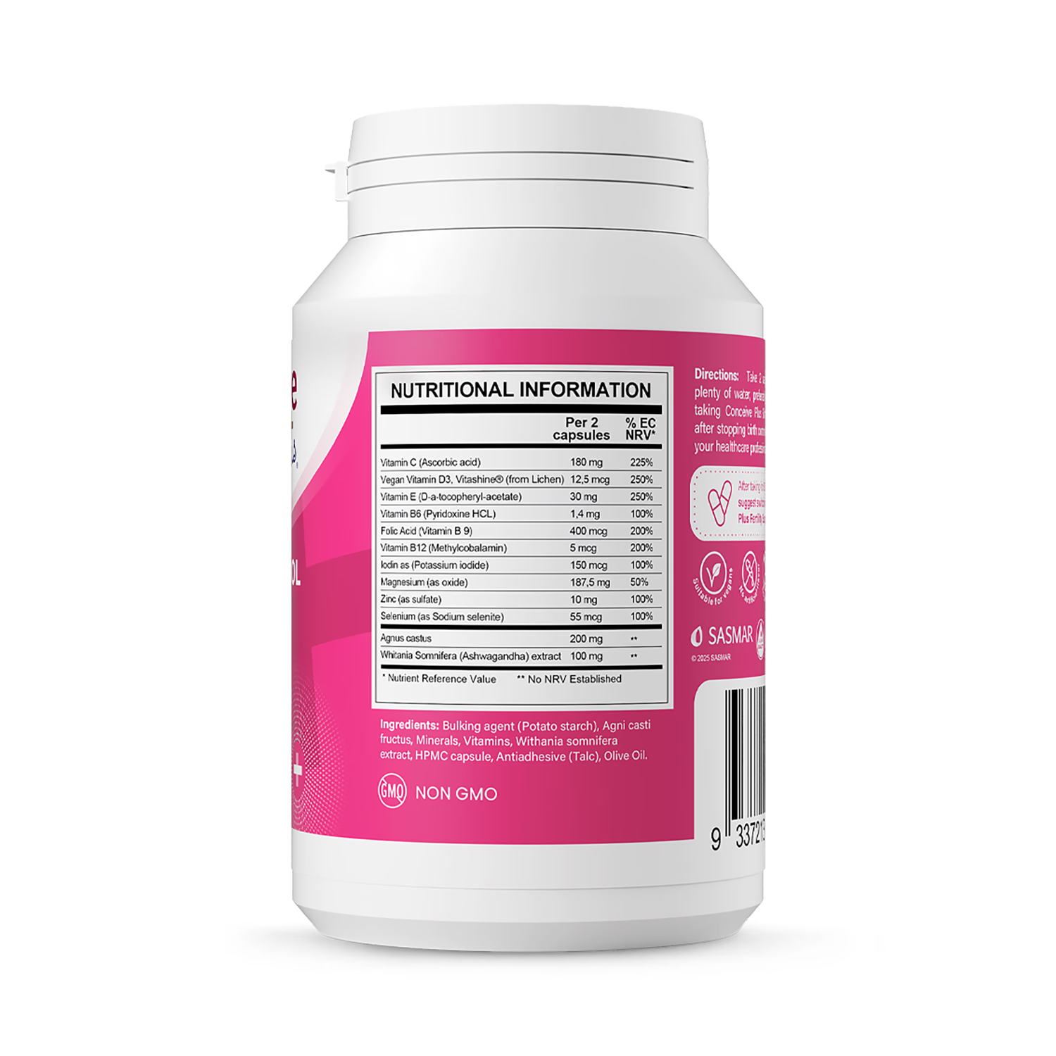 Conceive Plus birth control cleanse 60 capsules - British product
