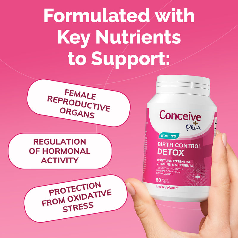 Conceive Plus birth control cleanse 60 capsules - British product