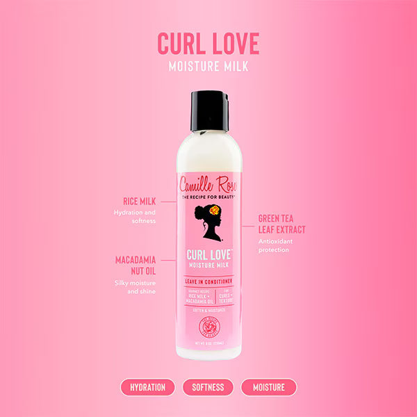 Camille Rose curl love moisture milk 240ml - British product
