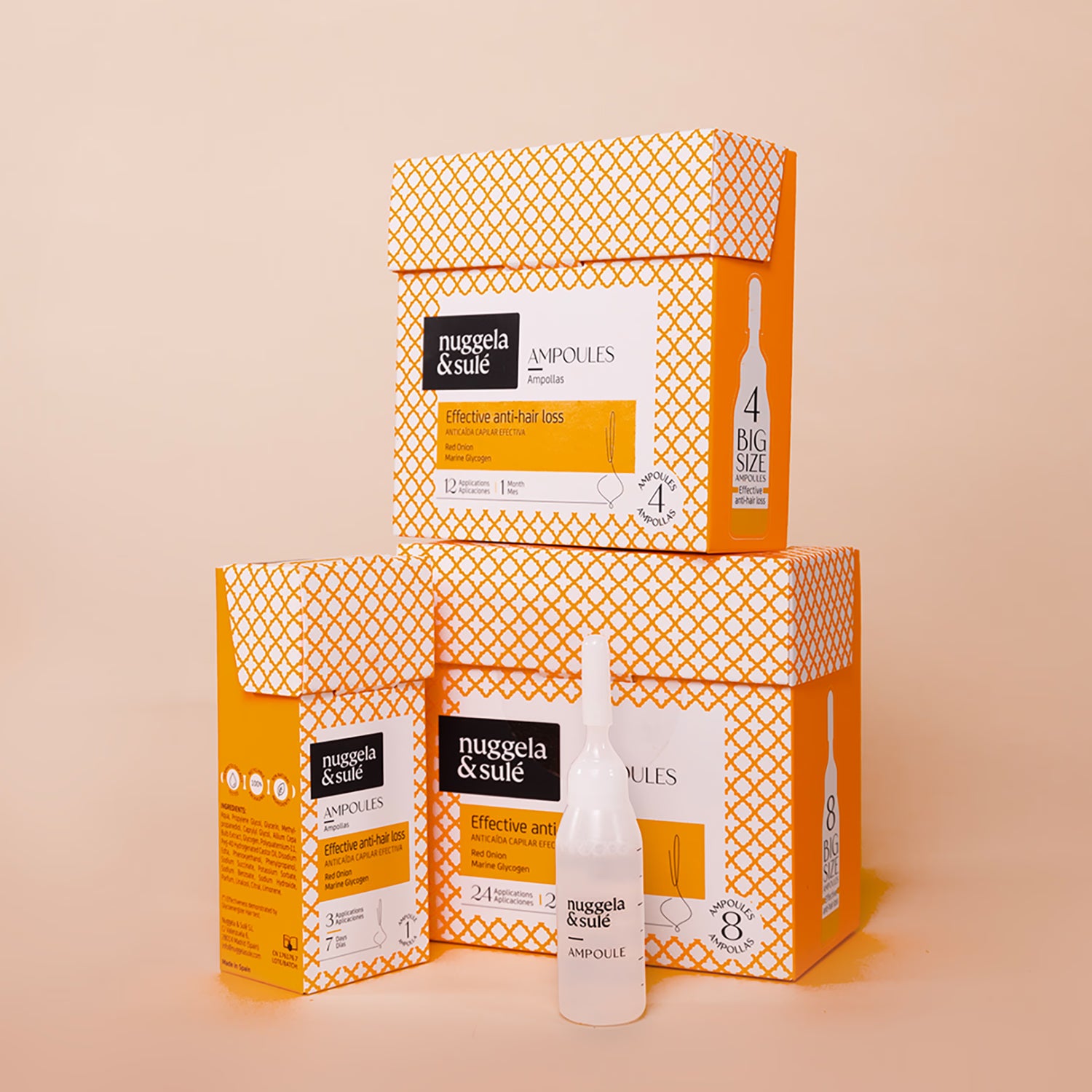 Nuggela & Sule anti-hair loss ampoules pack 8 - British product